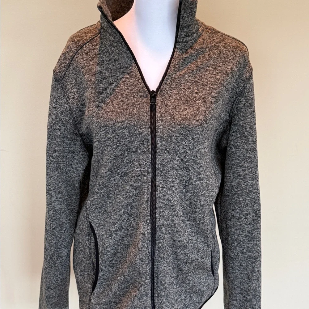 Eddie Bauer Women's Gray Fleece Jacket - Picture 1 of 4